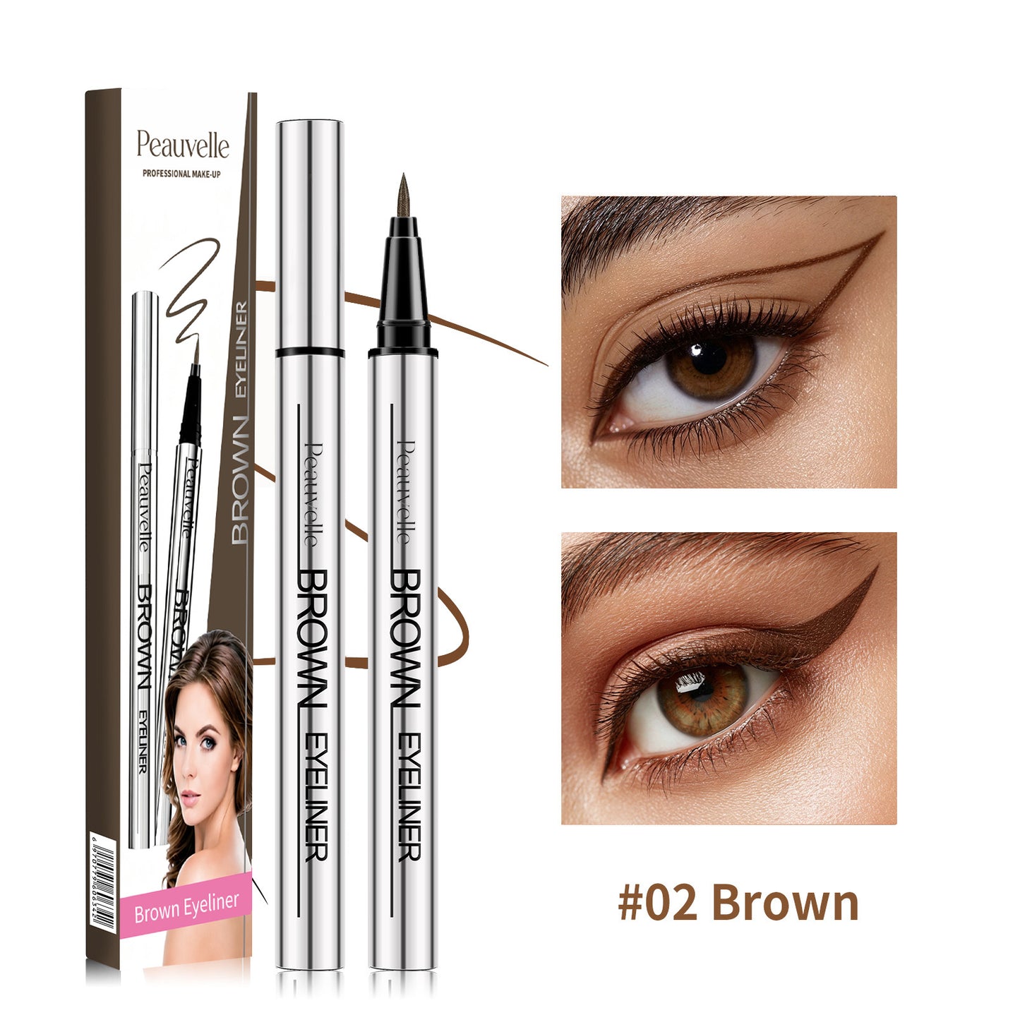 Peauvelle™ Waterproof Precision Liquid Eyeliner