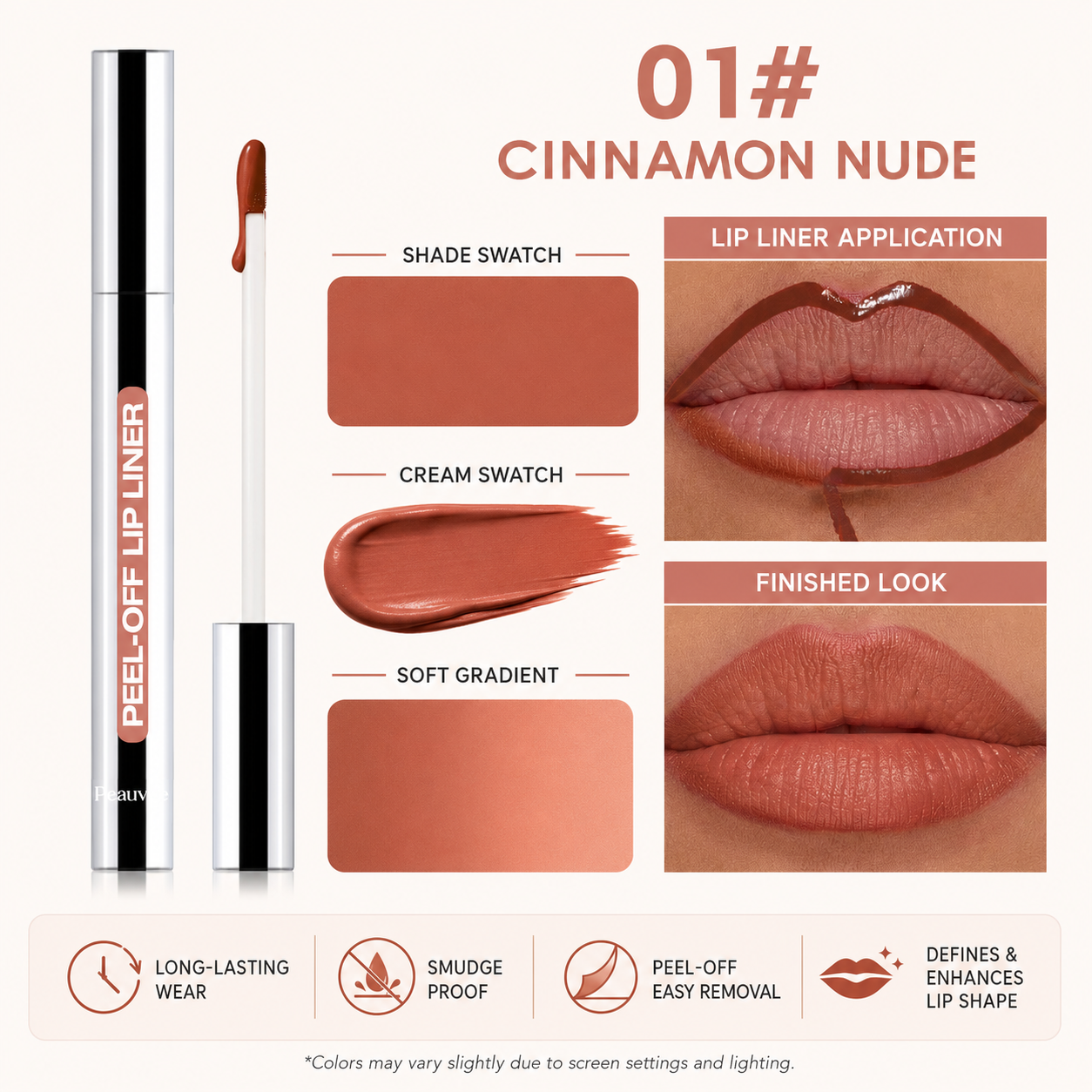 Peauvelle™ Peel-Off Lip Liner Stain