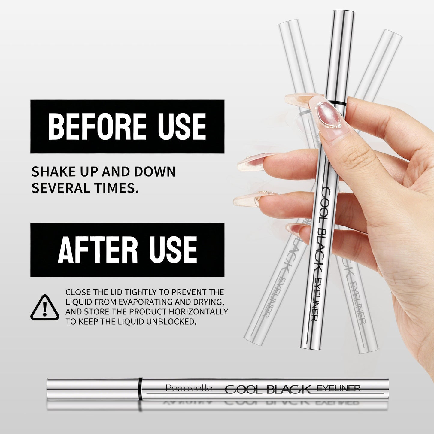 Peauvelle™ Waterproof Precision Liquid Eyeliner
