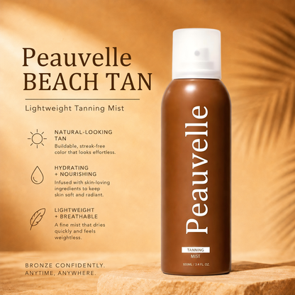 Peauvelle™ Self Tanning Body Spray – Beach Tan, Anytime