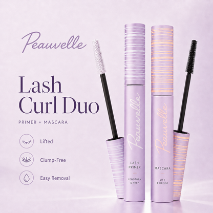 Peauvelle™ Smudge-Proof Tubing Mascara & Lash Primer Duo