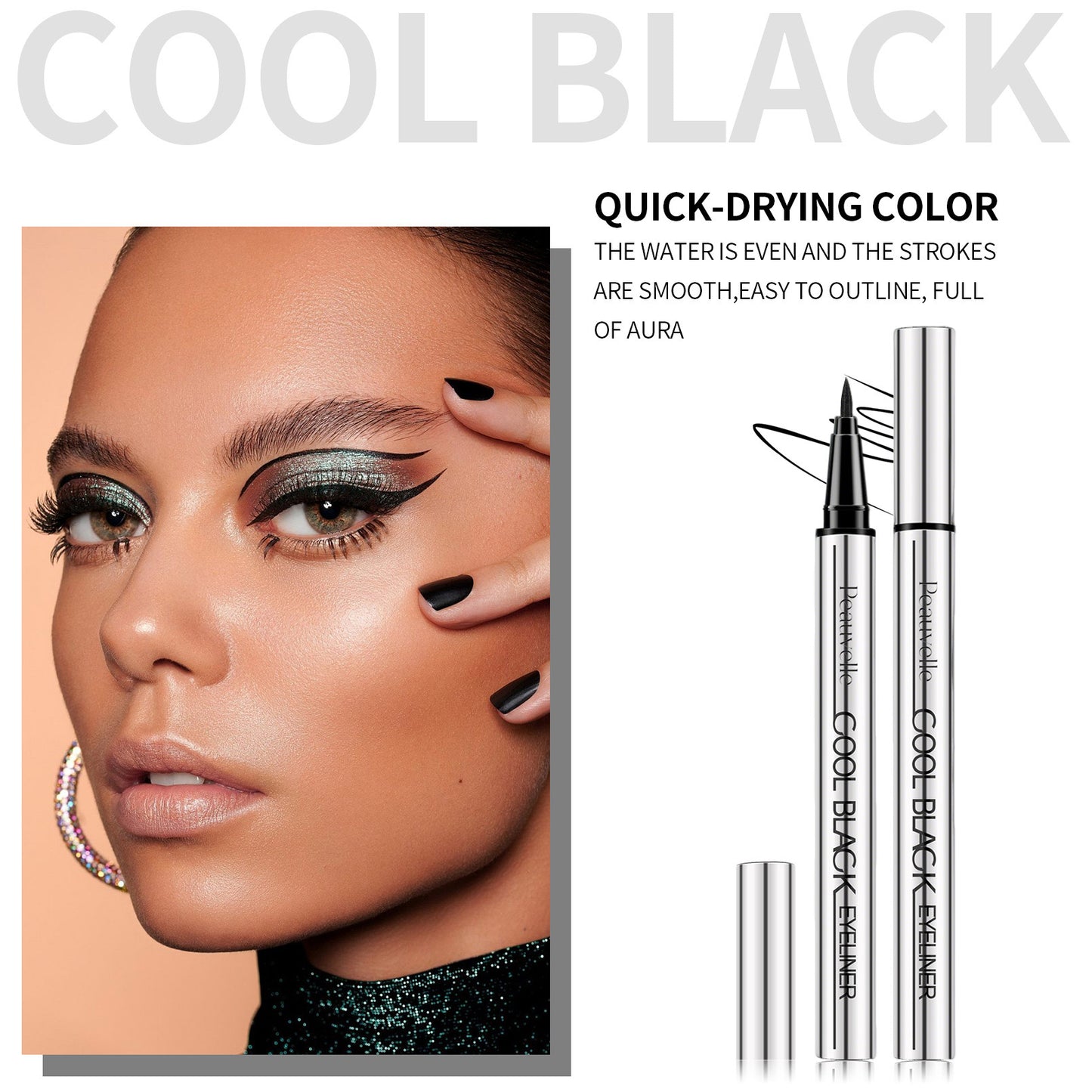 Peauvelle™ Waterproof Precision Liquid Eyeliner
