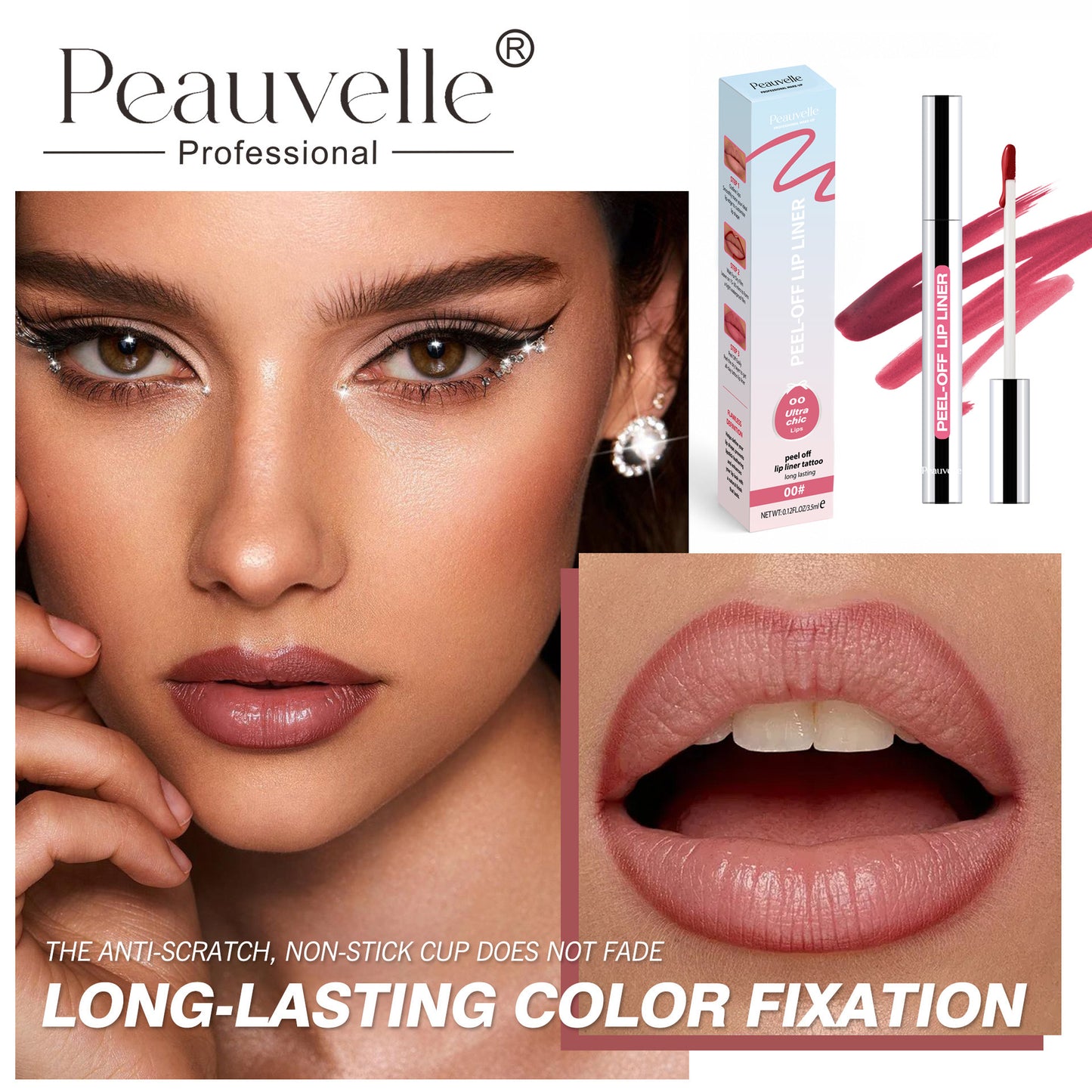Peauvelle™ Peel-Off Lip Liner Stain