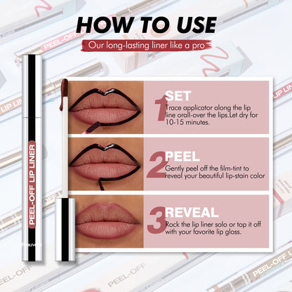 Peauvelle™ Peel-Off Lip Liner Stain