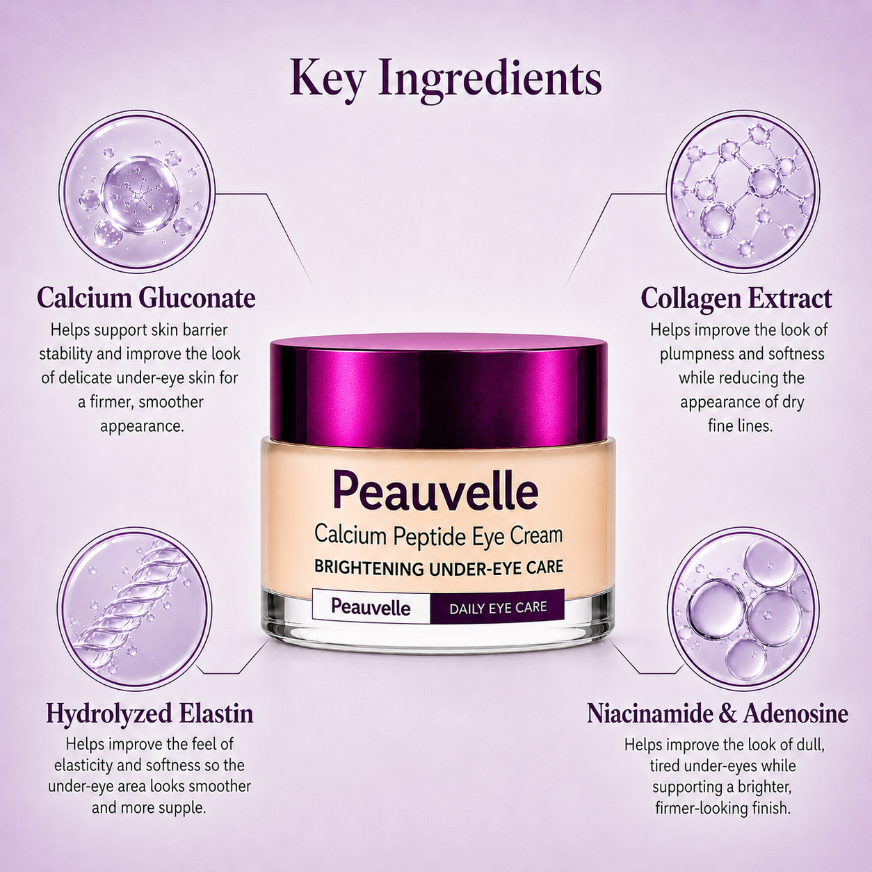 Peauvelle™ Calcium Dark Spot Eye Cream