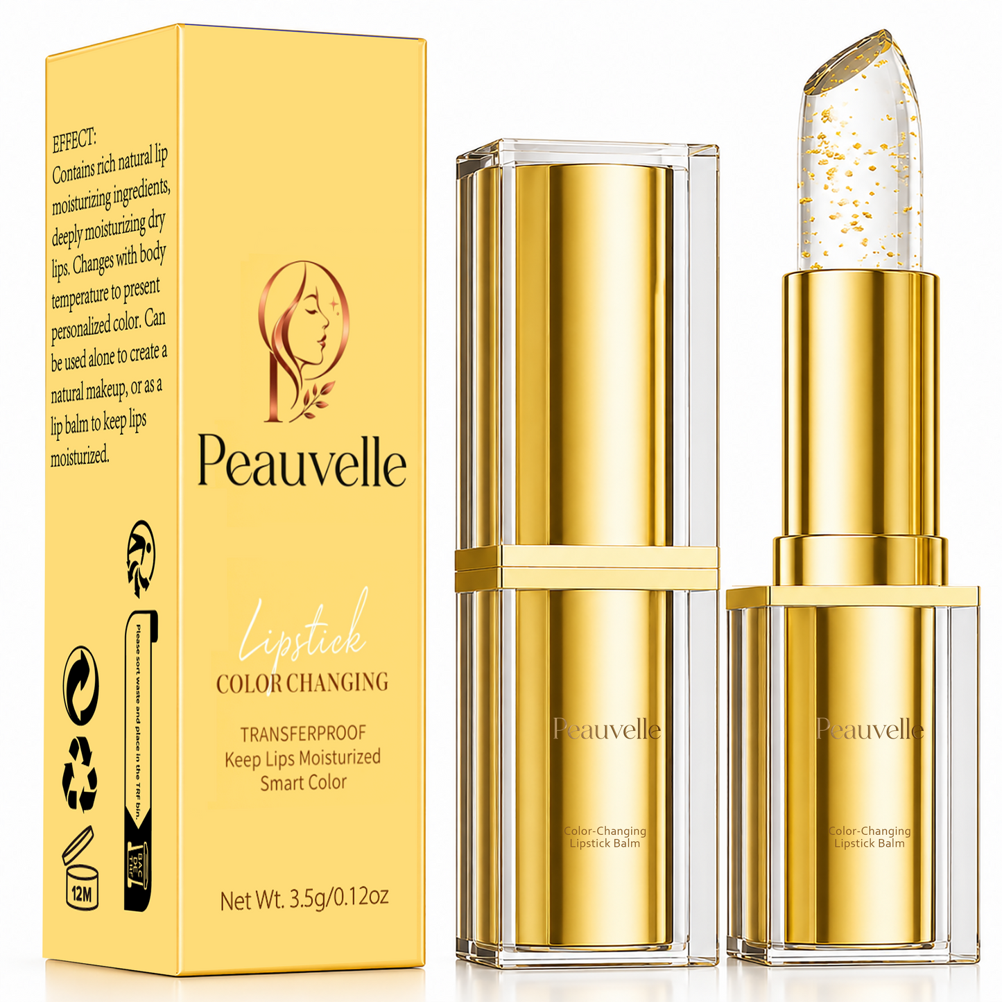 Peauvelle™ pH Color-Changing Lip Balm
