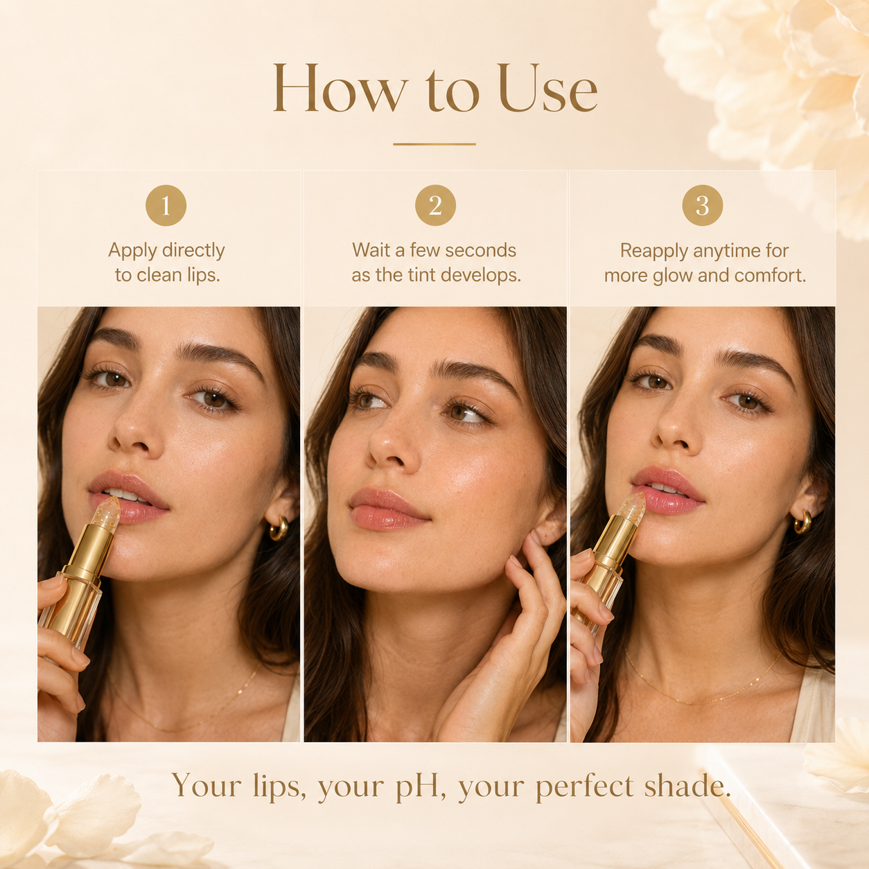 Peauvelle™ pH Color-Changing Lip Balm