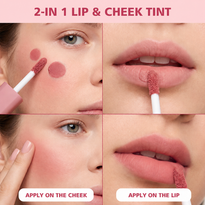 Peauvelle™ Nude Blur Tint| Soft Matte Lip Gloss