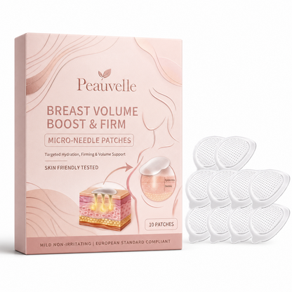 Last Day Buy 1 Get 1 Free ✨ Peauvelle Breast Firming and Volume Patch – with innovative nano-microneedle technology