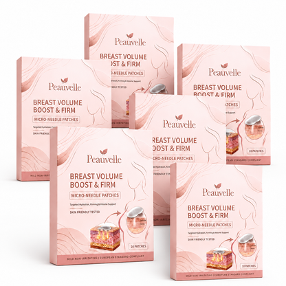 Last Day Buy 1 Get 1 Free ✨ Peauvelle Breast Firming and Volume Patch – with innovative nano-microneedle technology